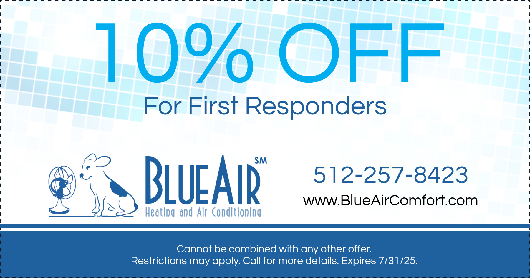 10% OFF For First Responders.