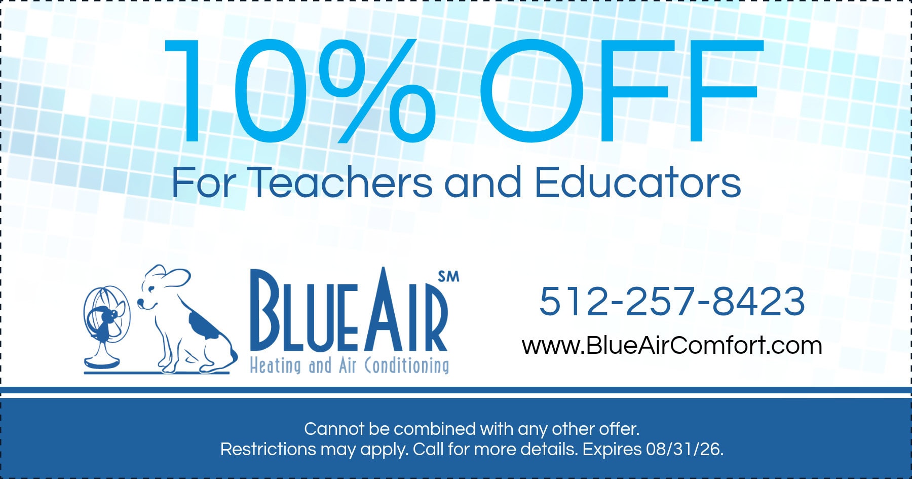 10% OFF For Teachers and Educators. Expire 08/31/26.