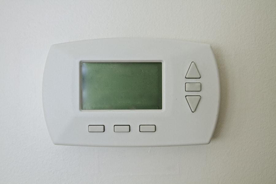 Blank thermostat.